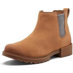 Sorel Women's Emelie II Chelsea Boots Leather Waterproof Brown Size 9.5